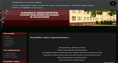 Desktop Screenshot of absolwenci.loczluchow.pl